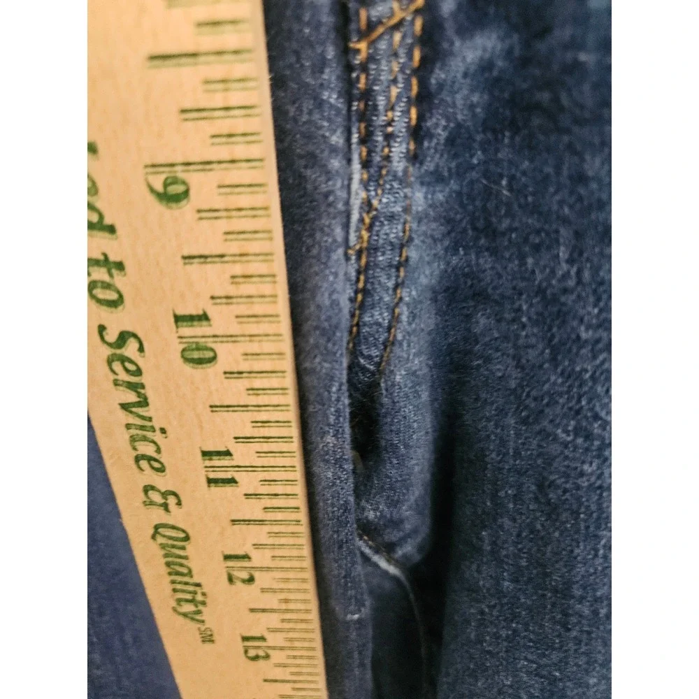 American Eagle Mens Athletic Straight Jeans Dark Wash Blue 38x32 Stretch Denim